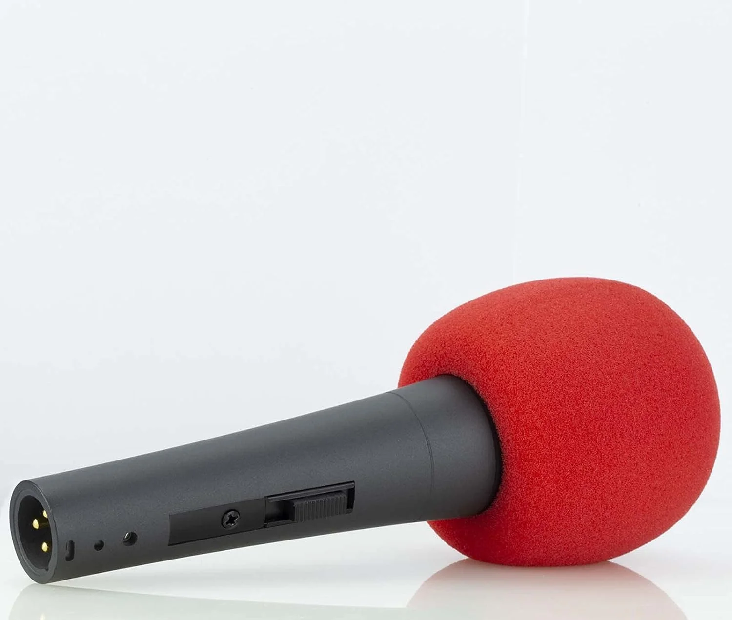 پاپ فیلتر LEFXMOPHY SM58، فوم جایگزین میکروفون Shure SM58 SM48، روکش بادگیر حذف نویز قرمز، بسته 3 عددی