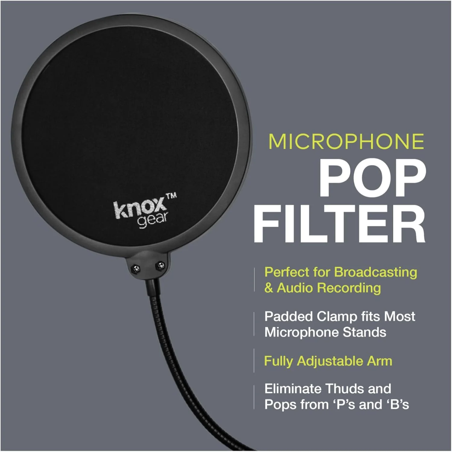 فیلتر پاپ Knox Gear برای میکروفون های ضبط و پخش