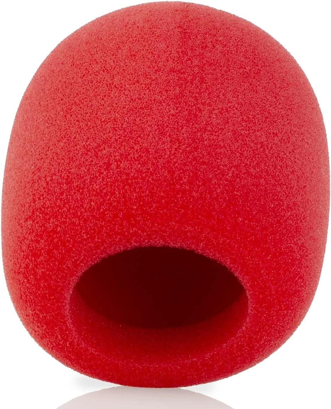 پاپ فیلتر LEFXMOPHY SM58، فوم جایگزین میکروفون Shure SM58 SM48، روکش بادگیر حذف نویز قرمز، بسته 3 عددی