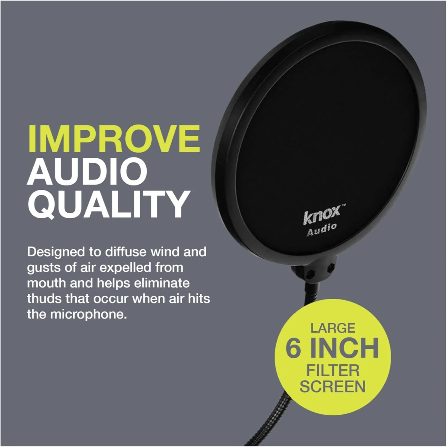 فیلتر پاپ Knox Gear برای میکروفون های ضبط و پخش