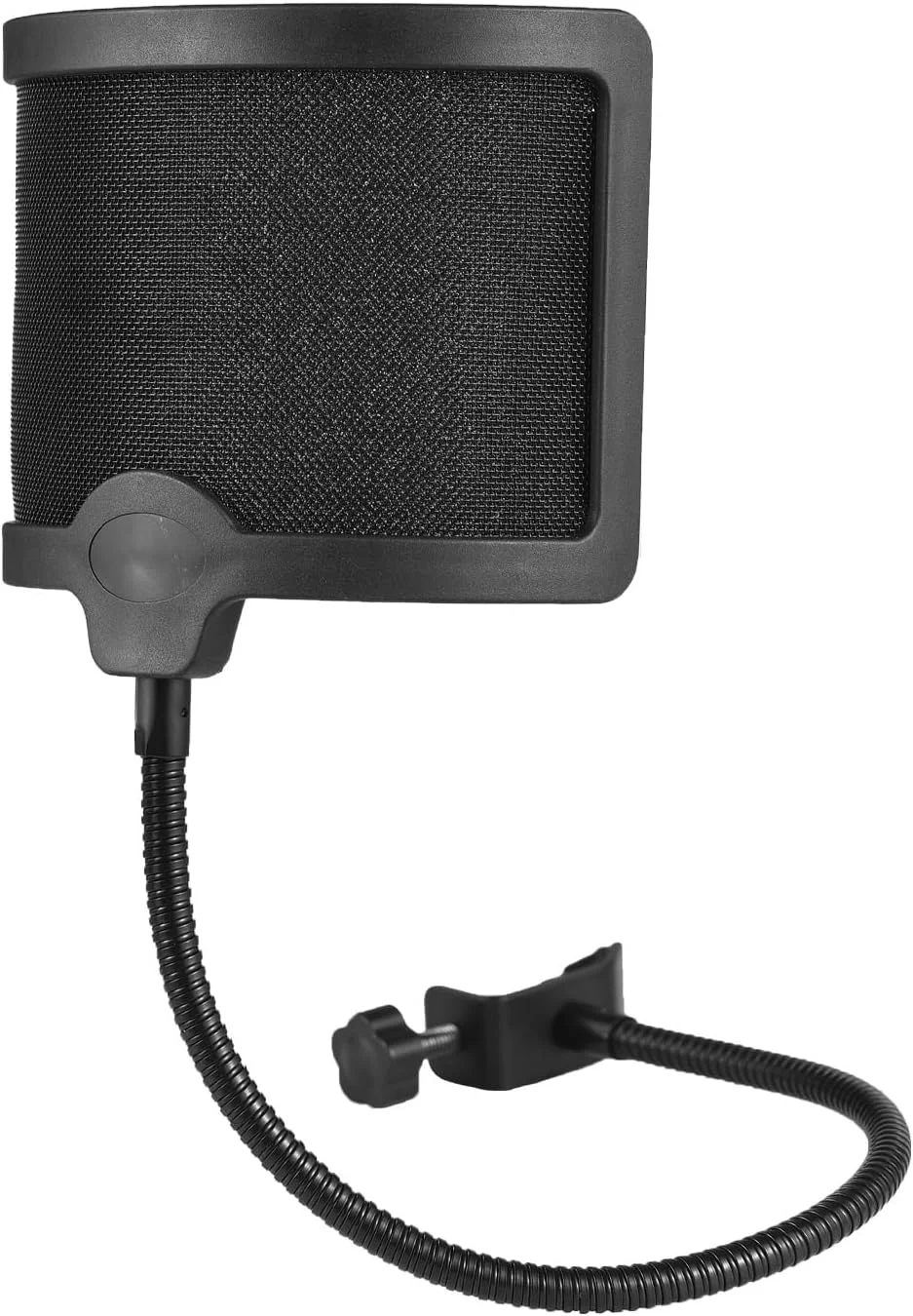 فیلتر پاپ تور U شکل Joleritc با شفت انعطاف پذیر، فیلتر آکوستیک میکروفون، توری ضد نویز باد، محافظ میکروفون استودیویی برای رادیو و وکال