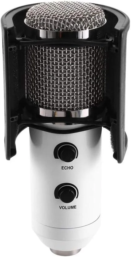 محافظ میکروفون، فیلتر پاپ میکروفون فلزی حرفه ای JIANGMEI، محافظ ضد ترکیدگی، توری میکروفون ضد باد برای ضبط صدا، پوشش توری ضد نویز