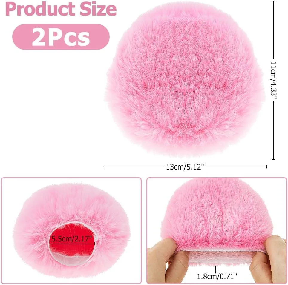 2 عدد فیلتر پاپ میکروفون 13x11 سانتی متر، روکش میکروفون صورتی، روکش فوم میکروفون، روکش ضد باد خزدار، روکش فوم قابل استفاده مجدد برای کاهش باد و نویز محیط 2 عدد فیلتر پاپ میکروفون 13x11 سانتی متر، روکش میکروفون صورتی، روکش فوم میکروفون، روکش ضد باد خزدار، روکش فوم قابل استفاده مجدد برای کاهش باد و نویز محیط