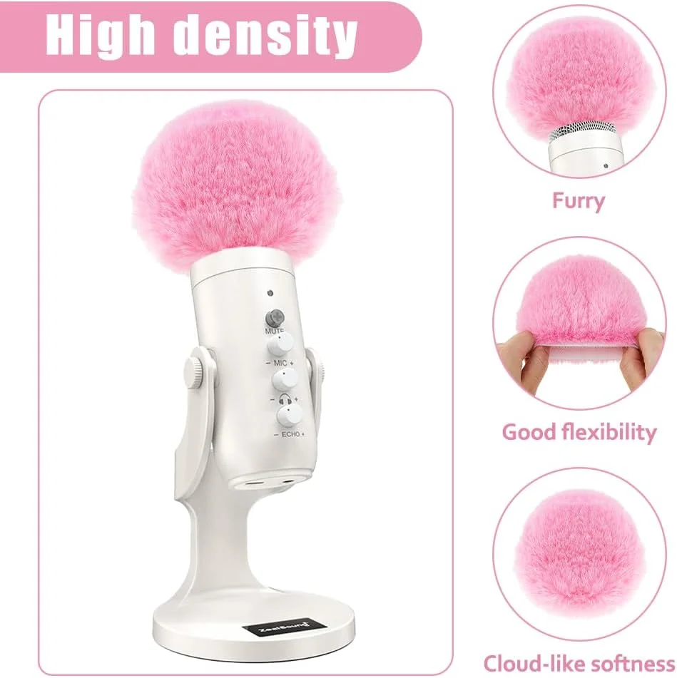 2 عدد فیلتر پاپ میکروفون 13x11 سانتی متر، روکش میکروفون صورتی، روکش فوم میکروفون، روکش ضد باد خزدار، روکش فوم قابل استفاده مجدد برای کاهش باد و نویز محیط 2 عدد فیلتر پاپ میکروفون 13x11 سانتی متر، روکش میکروفون صورتی، روکش فوم میکروفون، روکش ضد باد خزدار، روکش فوم قابل استفاده مجدد برای کاهش باد و نویز محیط