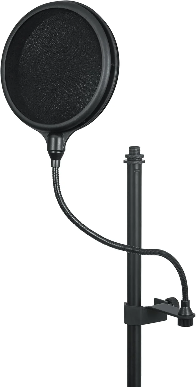 فیلتر پاپ دو لایه با گیره اتصال Gator Frameworks؛ مناسب برای اکثر پایه های میکروفون استاندارد (GM-POP FILTER)
