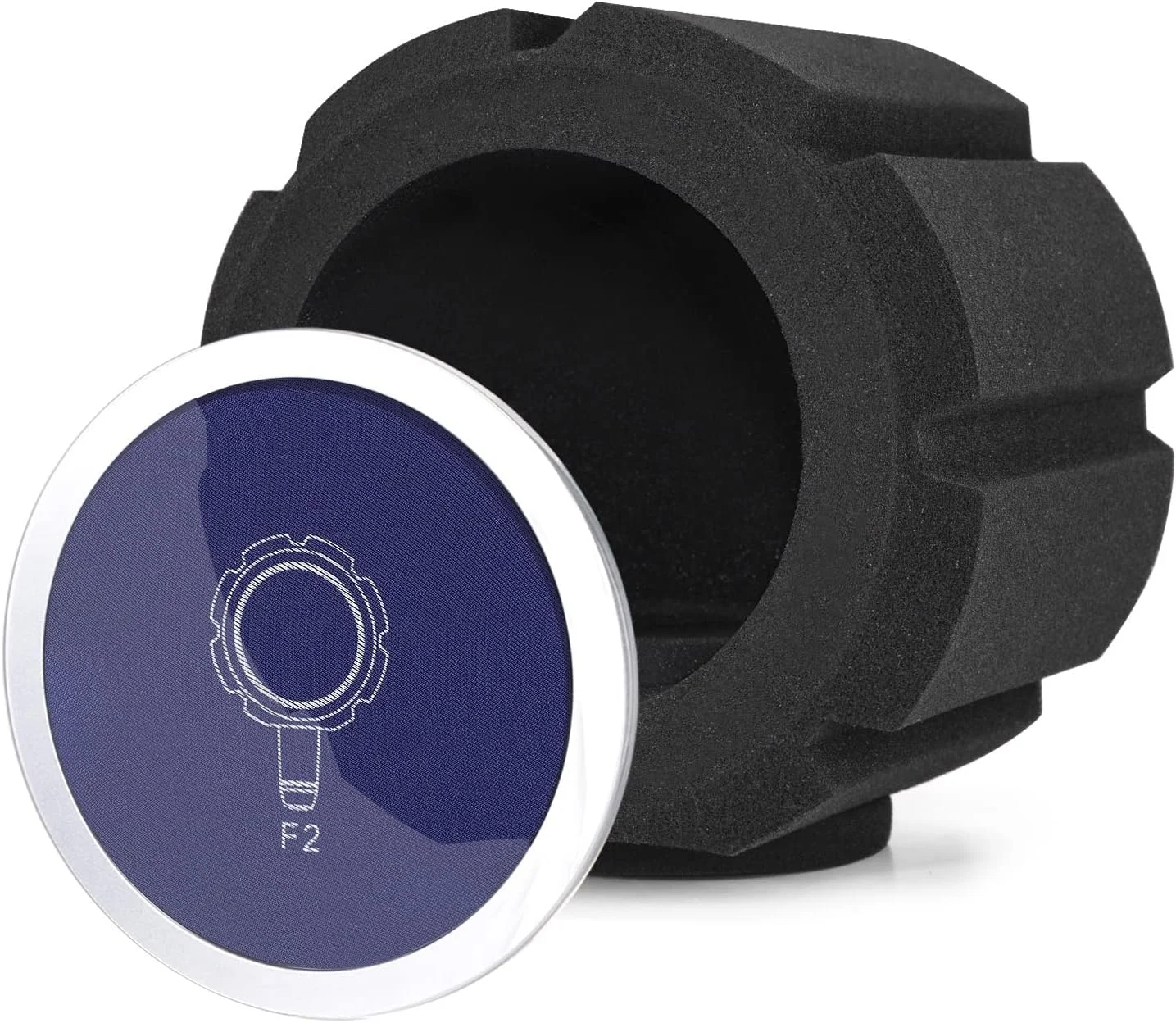 فیلتر پاپ فوم سپر باد میکروفون Facmogu، فیلتر آکوستیک برای میکروفون های استودیو ضبط، فوم جاذب صدا نویز را کاهش می دهد