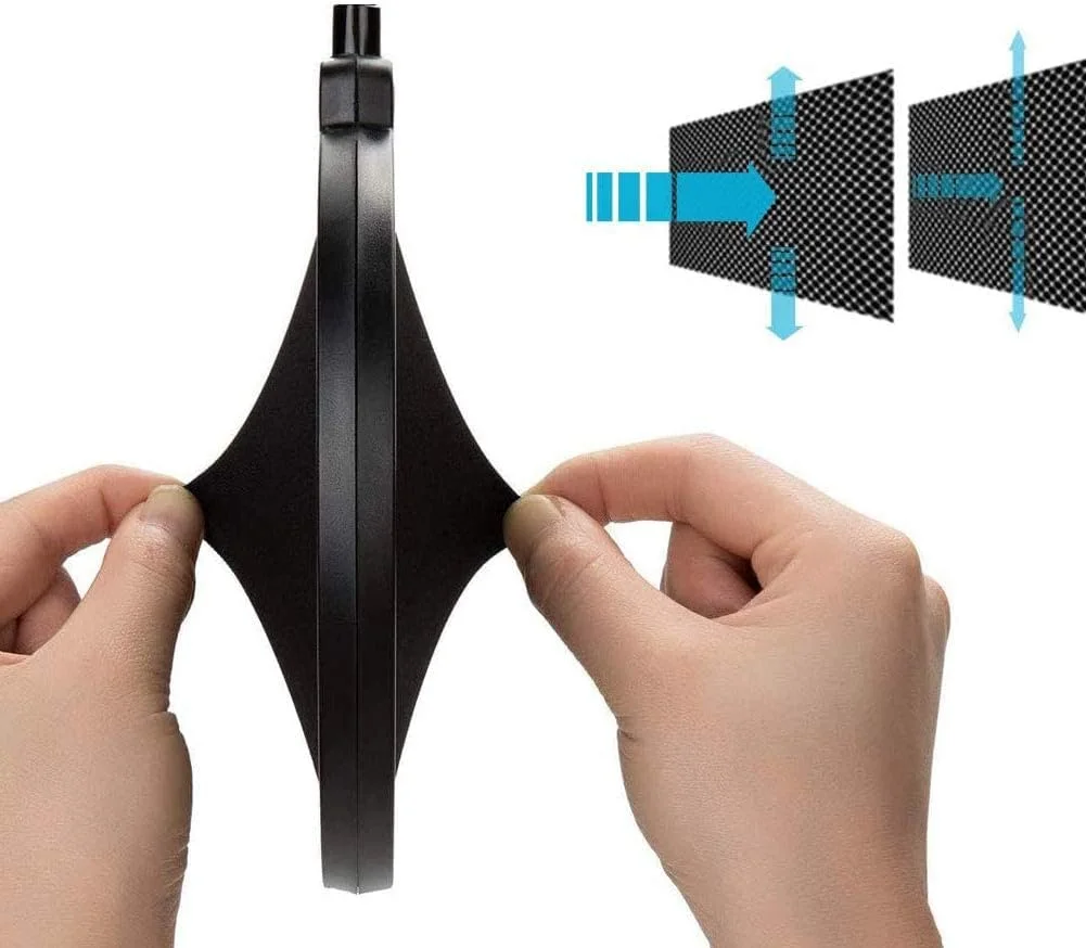 فیلتر پاپ میکروفون، محافظ سپر صوتی دو لایه چرخان مشکی