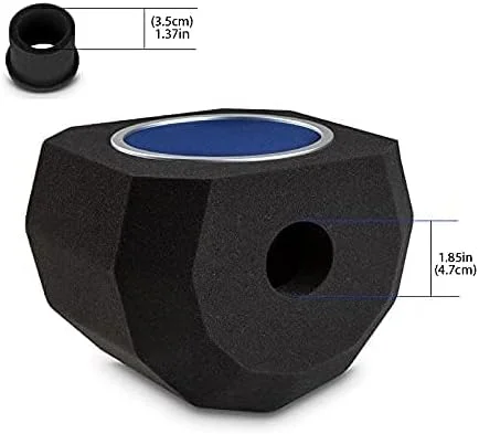 محافظ باد میکروفون حرفه ای، فیلتر پاپ میکروفون قابل حمل برای استودیوهای ضبط، فیلتر بازتاب جاذب صدا، شیلد فوم استودیویی صدا محافظ باد میکروفون حرفه ای، فیلتر پاپ میکروفون قابل حمل برای استودیوهای ضبط، فیلتر بازتاب جاذب صدا، شیلد فوم استودیویی صدا