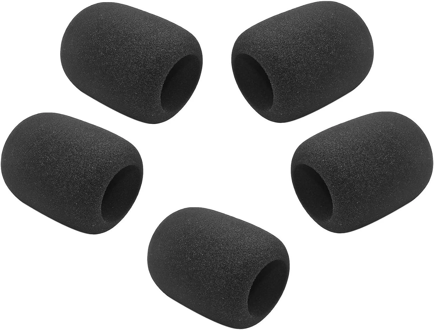 سایکلینگ کالرز 5 عدد محافظ پاپ میکروفون فیلتر فوم محافظ باد مدل E