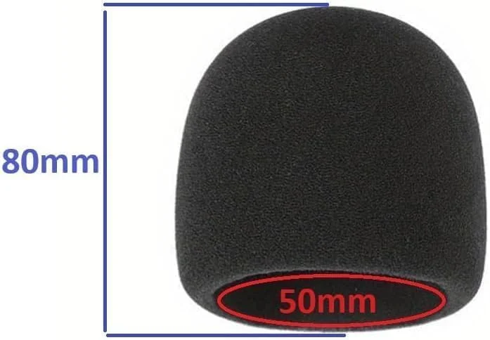 سایکلینگ کالرز 2 عدد محافظ پاپ سازگار با میکروفون بلو یتی، فیلتر میکروفون فوم محافظ باد، قرمز کریسمس