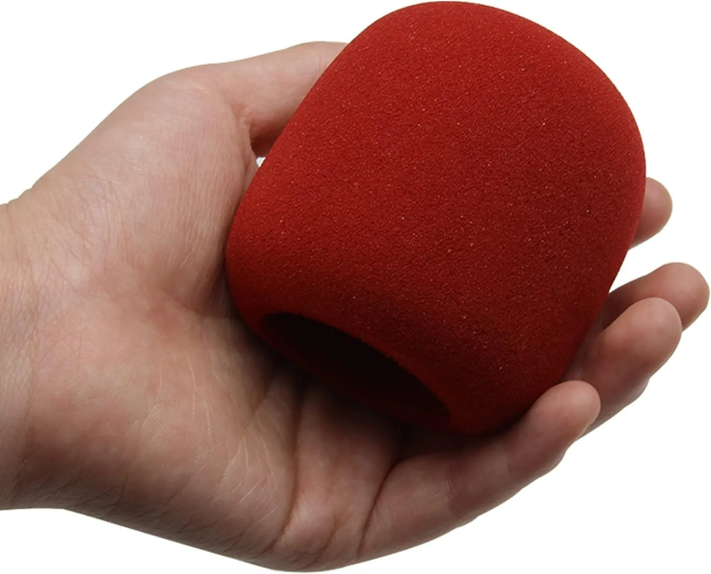 سایکلینگ کالرز 2 عدد محافظ پاپ سازگار با میکروفون بلو یتی، فیلتر میکروفون فوم محافظ باد، قرمز کریسمس