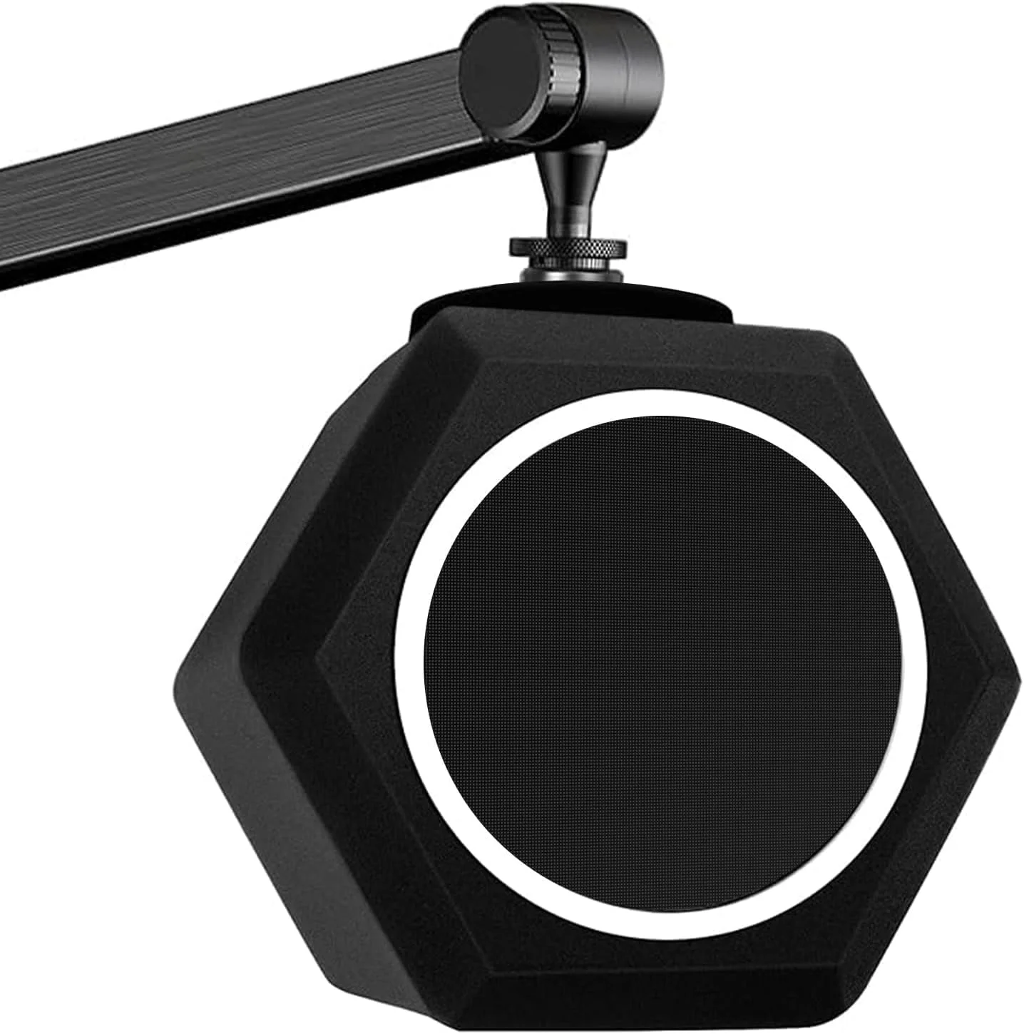 محافظ ایزولاسیون میکروفون Azonee با فیلتر پاپ، پوشش ضد صدای میکروفون، فیلتر صدا، محافظ فیلتر پاپ میکروفون استودیویی ضبط صدا، کاهش دهنده صداهای ناگهانی، نویز، پژواک، 1 ست