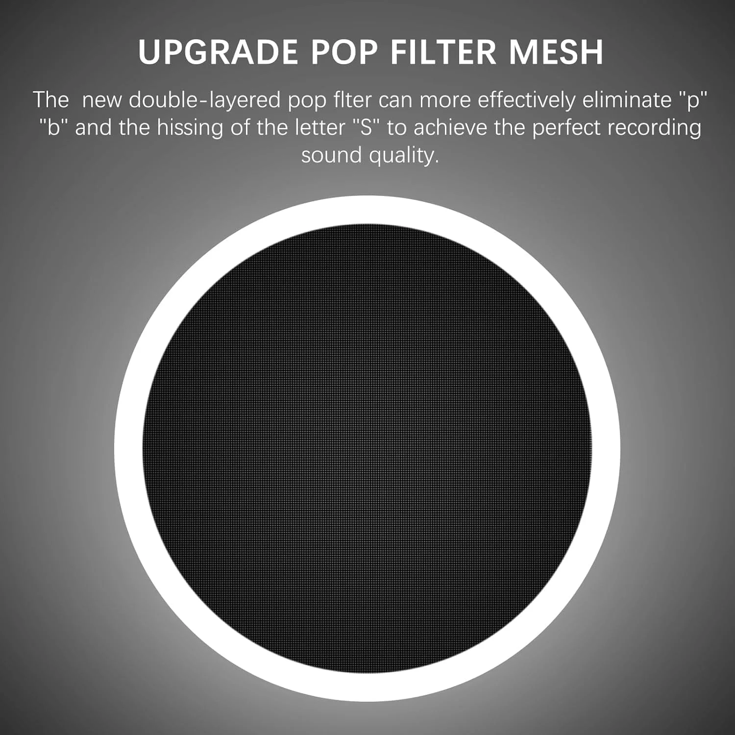 محافظ ایزولاسیون میکروفون Azonee با فیلتر پاپ، پوشش ضد صدای میکروفون، فیلتر صدا، محافظ فیلتر پاپ میکروفون استودیویی ضبط صدا، کاهش دهنده صداهای ناگهانی، نویز، پژواک، 1 ست