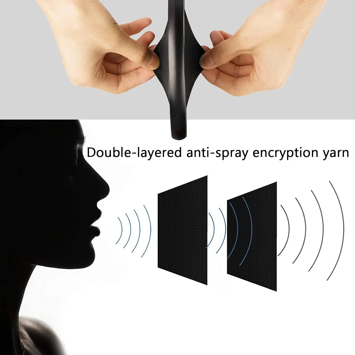 فیلتر پاپ میکروفون Geekria for Creators سازگار با Blue Yeti X، Yeti Pro، Yeti Nano، Snowball ICE، Snowball، شیلد فیلتر میکروفون، محافظ پاپ باد، ماسک آنتی پاپ با گیره C فیلتر پاپ میکروفون Geekria for Creators سازگار با Blue Yeti X، Yeti Pro، Yeti Nano، Snowball ICE، Snowball، شیلد فیلتر میکروفون، محافظ پاپ باد، ماسک آنتی پاپ با گیره C