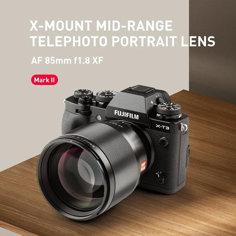 لنز پرتره VILTROX 85mm F1.8 XF با فوکوس خودکار و پوشش کامل صفحه نمایش، سازگار با دوربین های فوجی فیلم X-Mount مدل های X-T3 X-T2 X-T30 X-T20 X-T10 X-T100 X-T200 X-PRO2 X-E3 X-A3 X-A5 X-A20