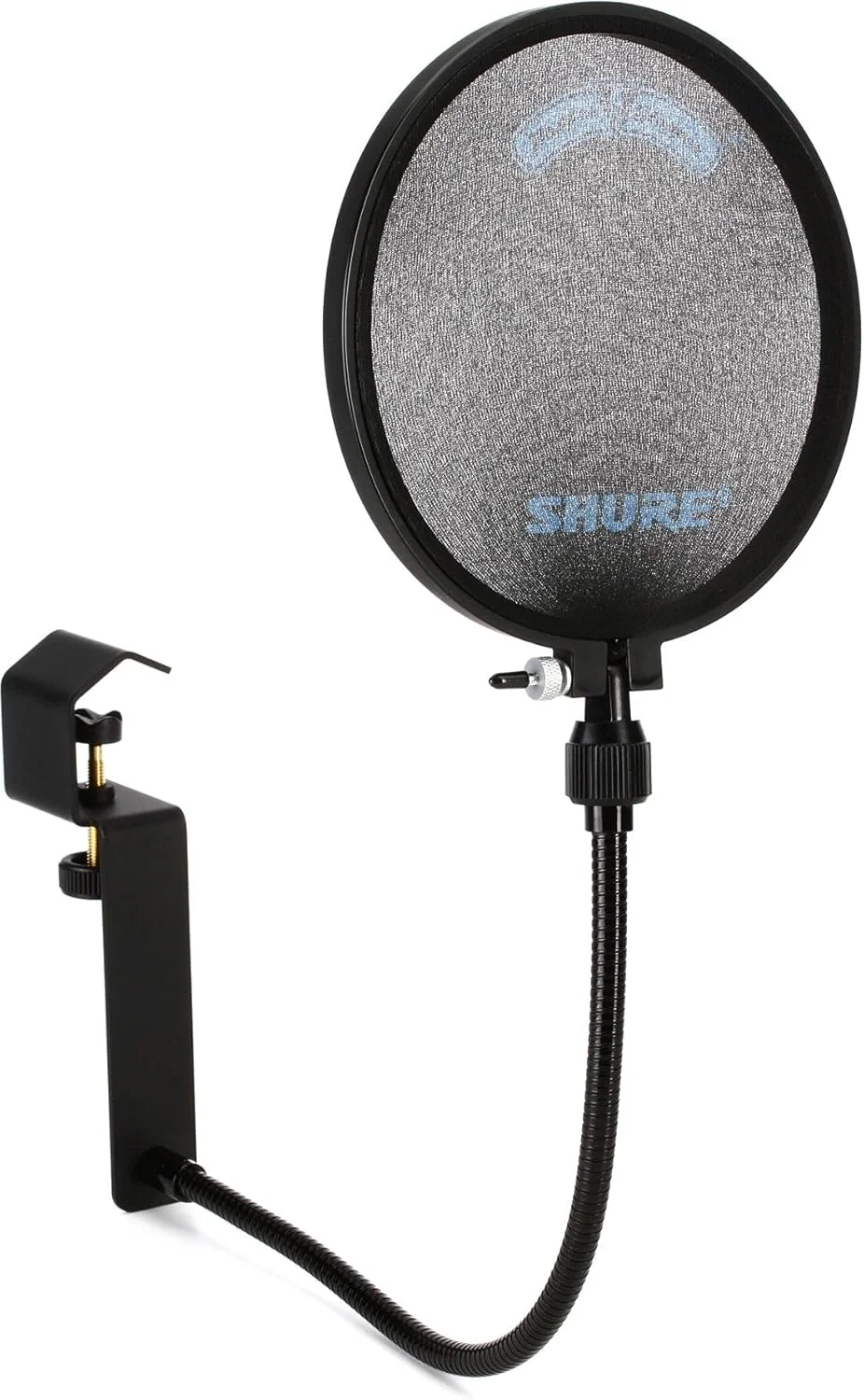 فیلتر پاپ میکروفون Shure PS-6، چهار لایه، قطر 15 سانتی متر، گردن غازی فلزی انعطاف پذیر