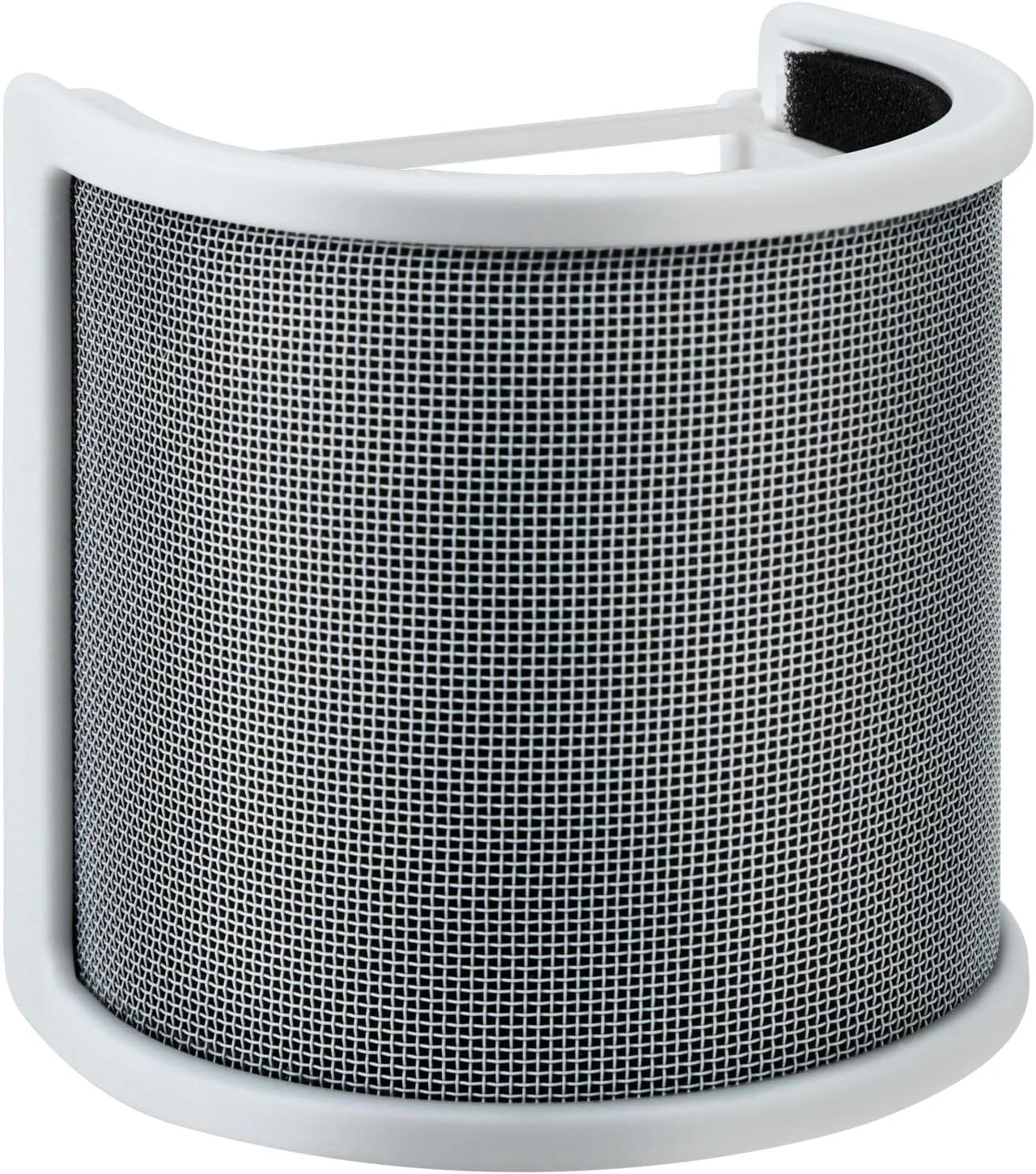 فیلتر پاپ میکروفون سفید، محافظ باد میکروفون سازگار با HyperX QuadCast S سفید