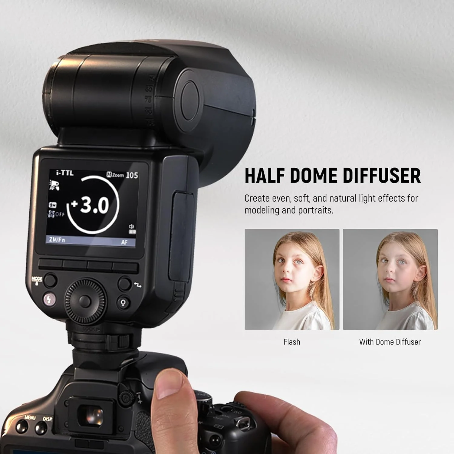 فلاش اسپیدلایت گرد NEEWER Z2-N 2.4G TTL سازگار با دوربین های نیکون، 76Ws 1/8000s HSS با دیفیوزر، 2 لامپ مدلینگ، رابط کاربری ارتقا یافته، کلید تغییر حالت TTL/M، باتری 3000mAh، 600 فلاش با قدرت کامل فلاش اسپیدلایت گرد NEEWER Z2-N 2.4G TTL سازگار با دوربین های نیکون، 76Ws 1/8000s HSS با دیفیوزر، 2 لامپ مدلینگ، رابط کاربری ارتقا یافته، کلید تغییر حالت TTL/M، باتری 3000mAh، 600 فلاش با قدرت کامل