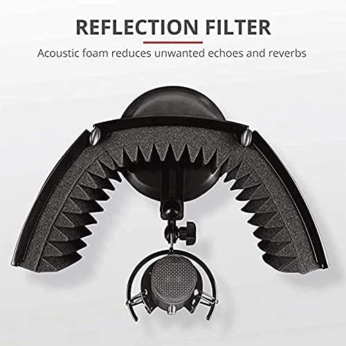 پاپ فیلتر، پاپ فیلتر میکروفون توری فلزی سه لایه، روکش بادگیر میکروفون، محافظ میکروفون دستی برای ضبط صدا