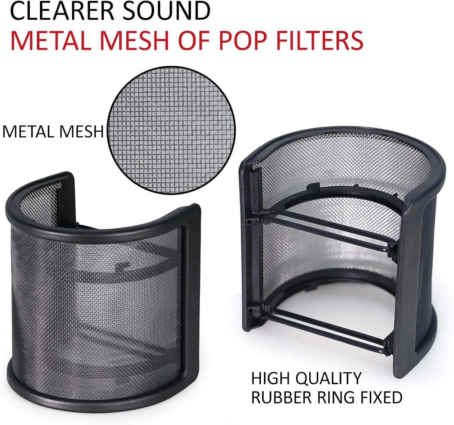 فیلتر پاپ میکروفون YOUSHARES QuadCast - محافظ ماسک بادگیر میکروفون سازگار با میکروفون گیمینگ USB HyperX QuadCast S فیلتر پاپ میکروفون YOUSHARES QuadCast - محافظ ماسک بادگیر میکروفون سازگار با میکروفون گیمینگ USB HyperX QuadCast S