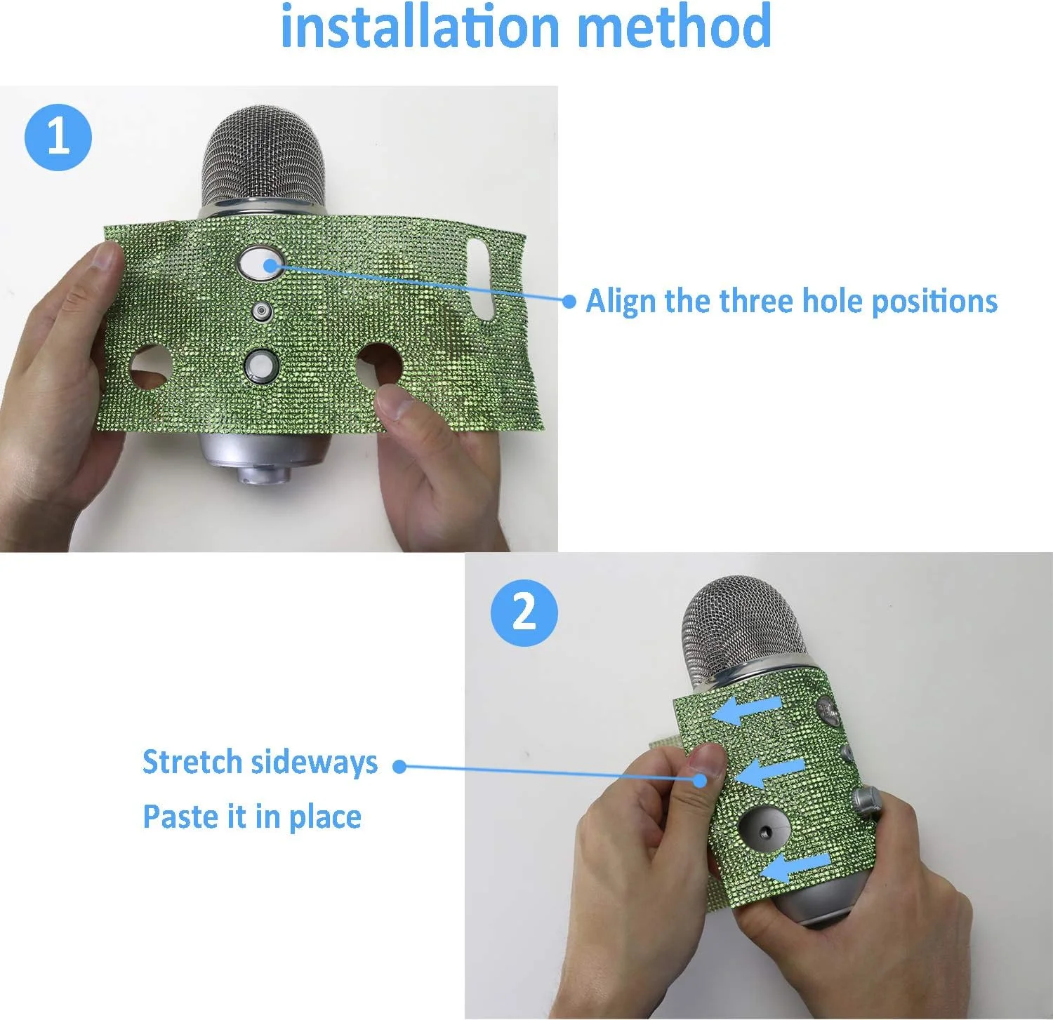 فیلتر پاپ YOUSHARES برای میکروفون Blue Yeti - استیکر اکلیلی زیبا و روکش درخشان الماسی سازگار با میکروفون های Blue Yeti (مشکی) فیلتر پاپ YOUSHARES برای میکروفون Blue Yeti - استیکر اکلیلی زیبا و روکش درخشان الماسی سازگار با میکروفون های Blue Yeti (مشکی)