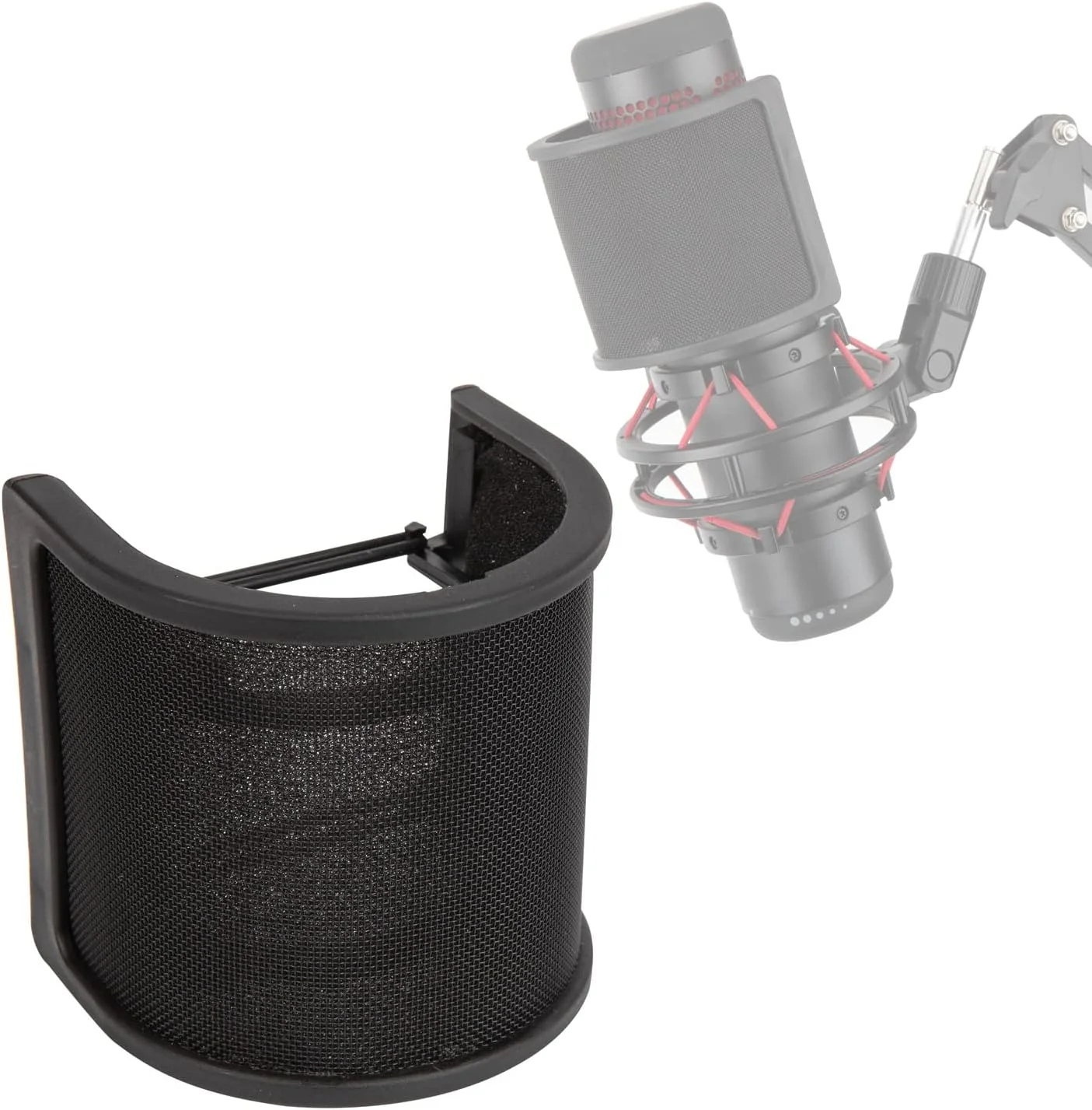 فیلتر پاپ Hyperx QuadCast S - محافظ میکروفون، روکش فومی میکروفون، لوازم جانبی سازگار با میکروفون HyperX QuadCast S