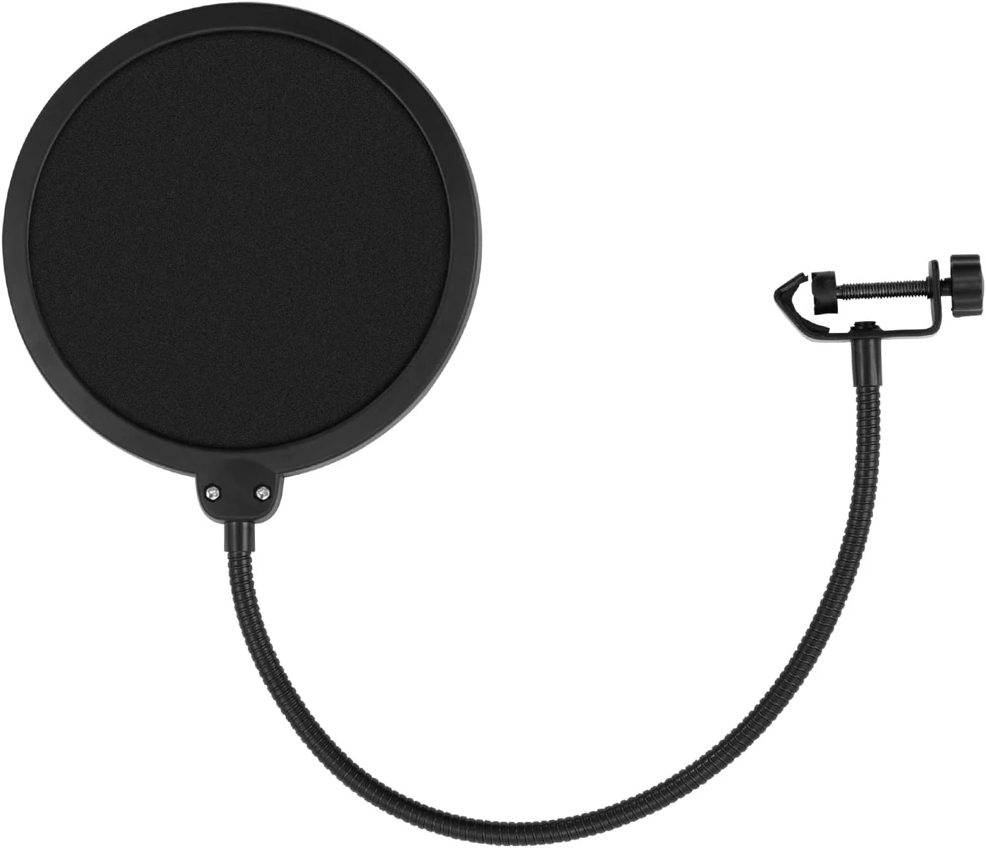 فیلتر پاپ تایگر - محافظ میکروفون استودیویی بزرگ - با گردن غازی انعطاف پذیر 360 درجه