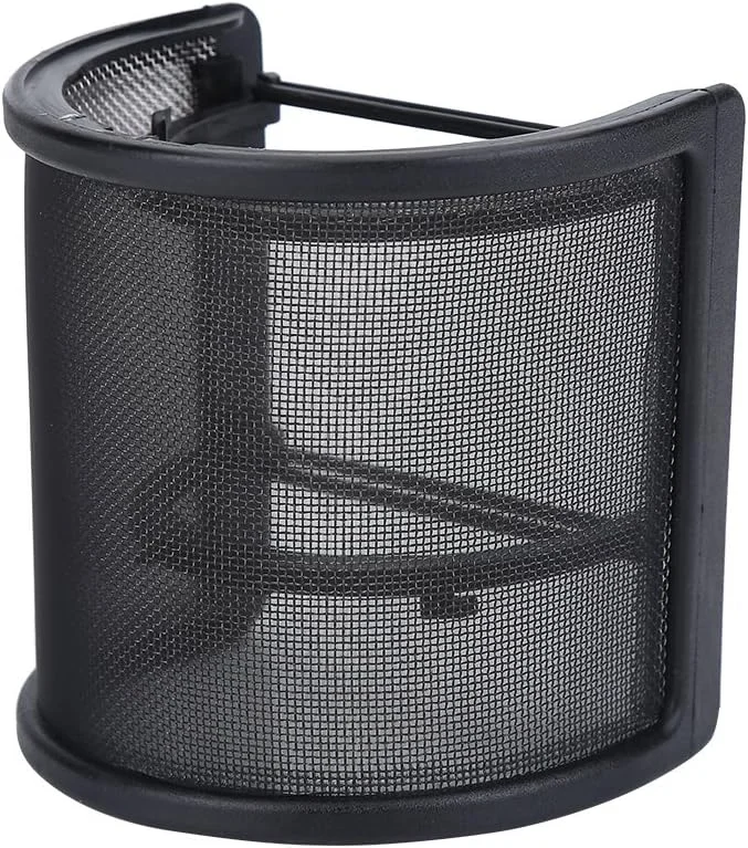 فیلتر پاپ میکروفون، محافظ باد میکروفون، ماسک محافظ صفحه برای ضبط، آواز خواندن و استودیوی پخش خانگی