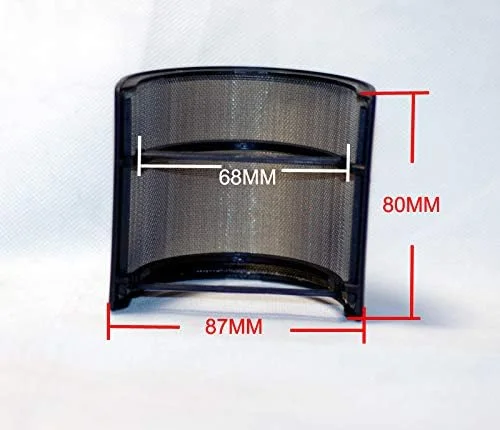 فیلتر پاپ میکروفون استودیویی سازگار با AT2020 AT2035 AT8137 AT4033 AT4040 AT4047 AT5040 AT2050 AT4080 AT4050 AT4060 ATR2500 c3000 C414XLII C314 c214 P420 p120 P220 NT1 K2