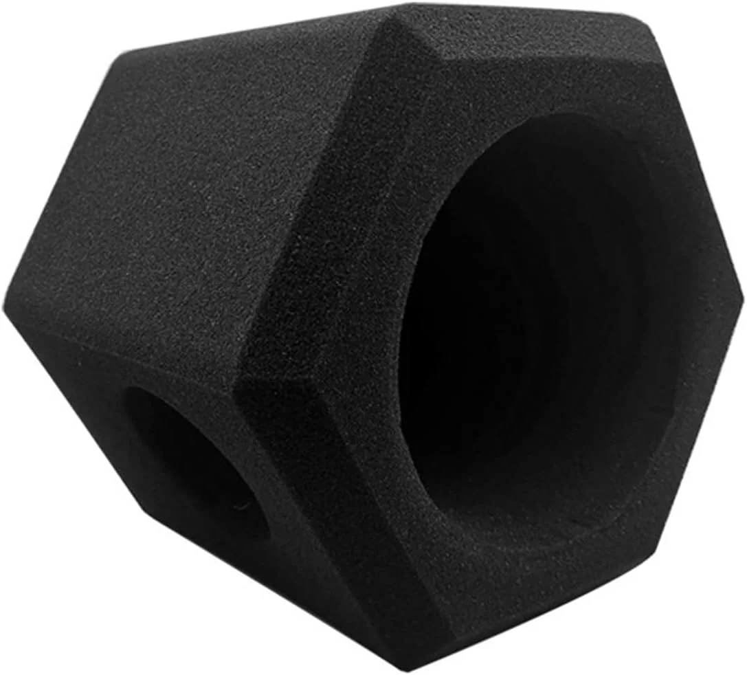 فیلتر پاپ شیلد بادگیر میکروفون، فوم جاذب صدا با تراکم بالا برای ضبط با کیفیت استودیویی و کاهش نویز، مناسب برای ضبط وکال