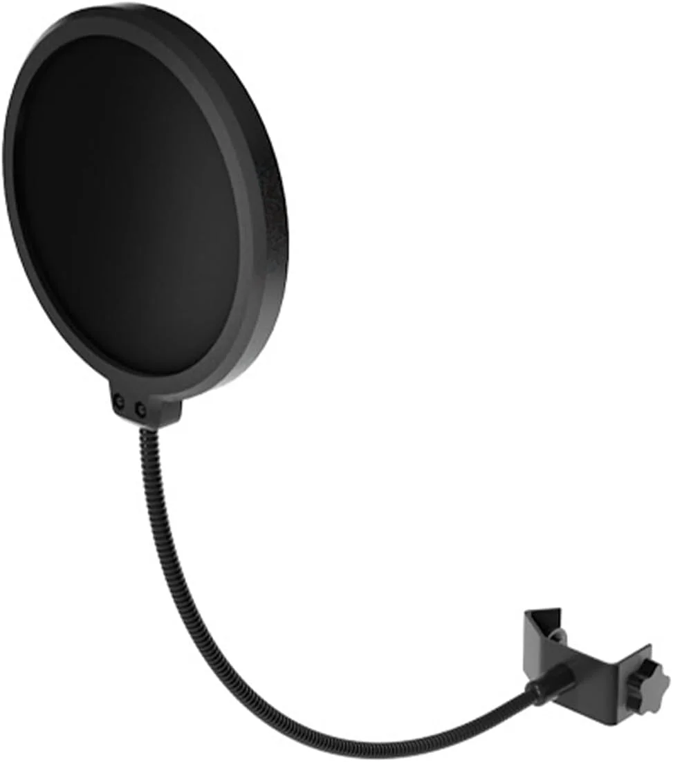 فیلتر پاپ میکروفون، محافظ ماسک میکروفون، محافظ پاپ میکروفون، صفحه پاپ بادگیر صدا دو لایه با بازوی تثبیت کننده گیره گردن غازی 360 درجه انعطاف پذیر برای میکروفون ها فیلتر پاپ میکروفون، محافظ ماسک میکروفون، محافظ پاپ میکروفون، صفحه پاپ بادگیر صدا دو لایه با بازوی تثبیت کننده گیره گردن غازی 360 درجه انعطاف پذیر برای میکروفون ها