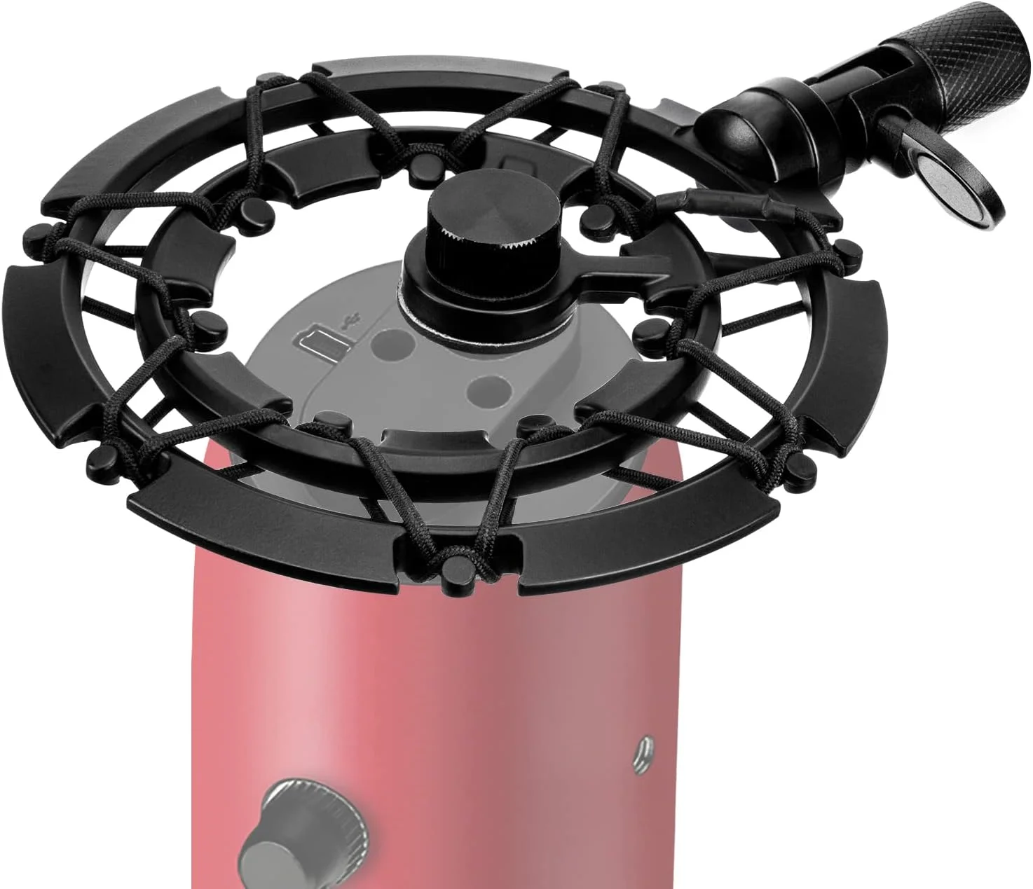 لرزه گیر میکروفون YOUSHARES Blue Yeti، لرزه گیر آلیاژی کاهش دهنده نویز لرزش، سازگار با بازوی میکروفون بوم، سازگار برای میکروفون Blue Yeti و Yeti Pro