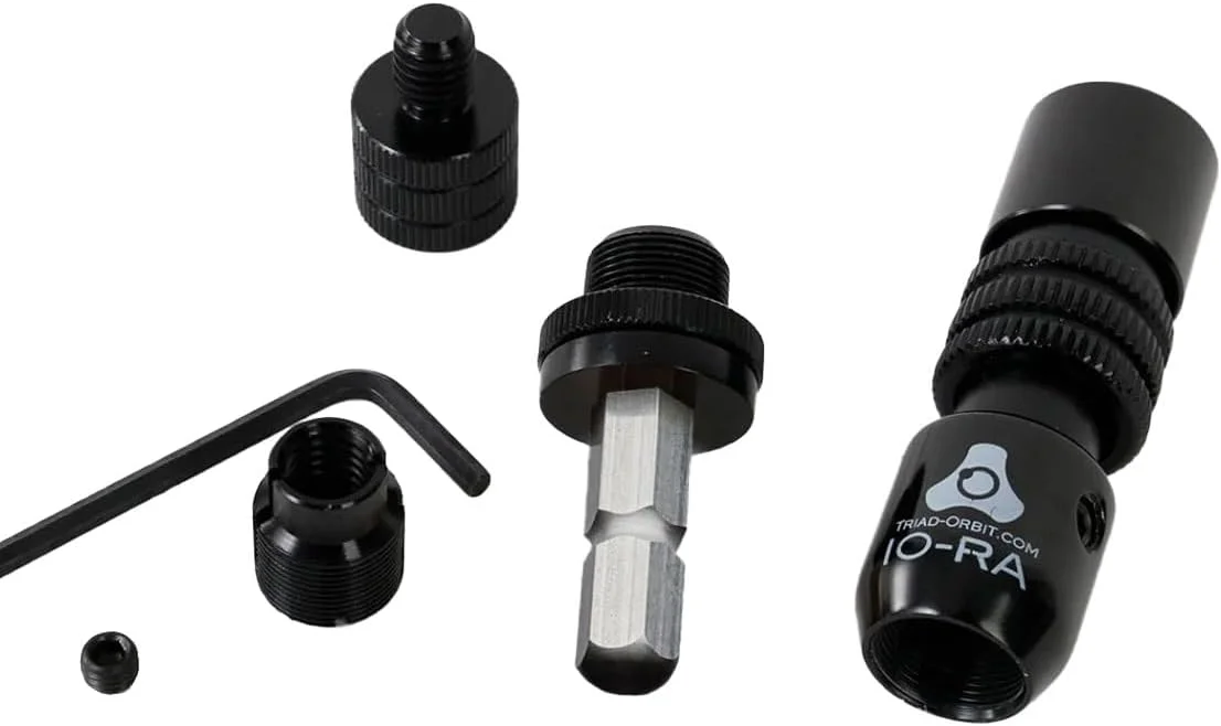 کوپلر تغییر سریع Triad-Orbit IO-RA/6 - IO Retrofit، آلومینیومی، بسته 6 عددی