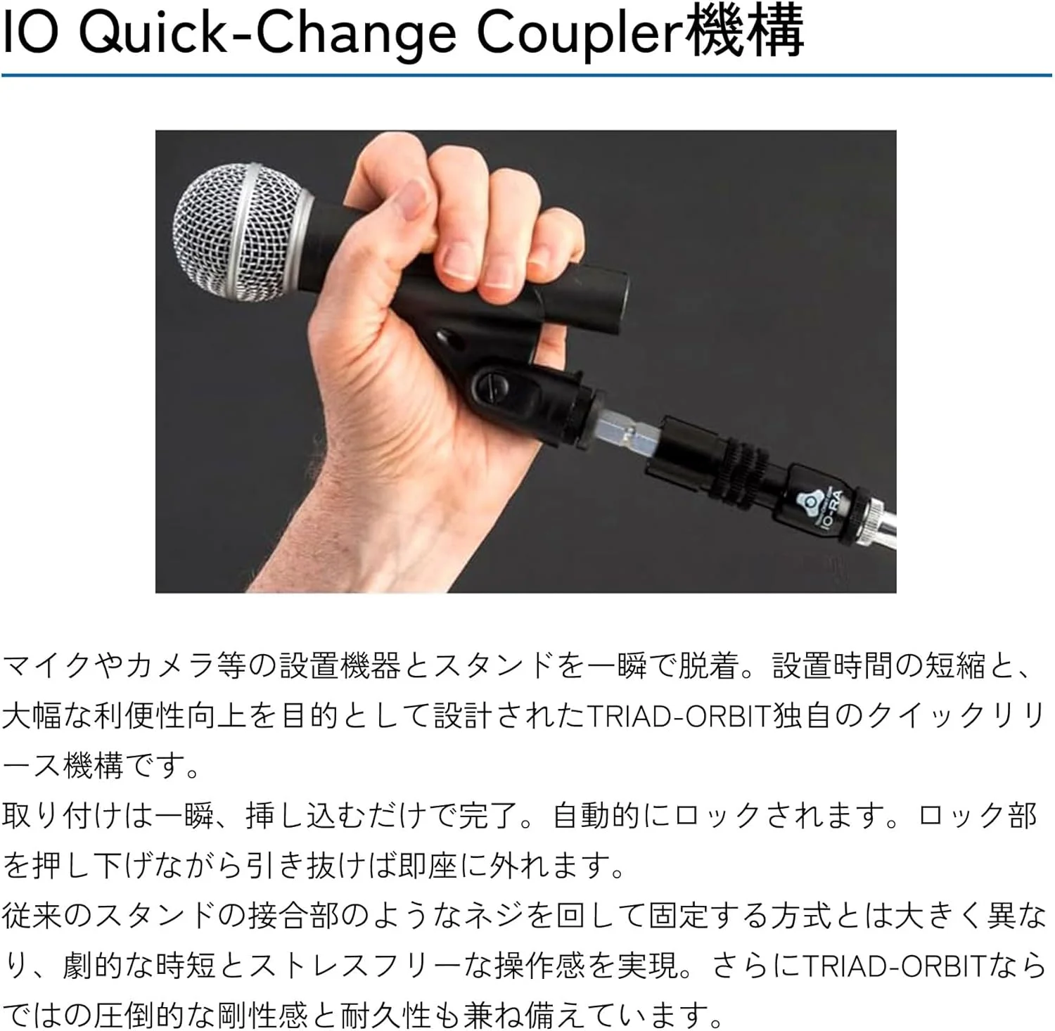 کوپلر تغییر سریع Triad-Orbit IO-RA/6 - IO Retrofit، آلومینیومی، بسته 6 عددی