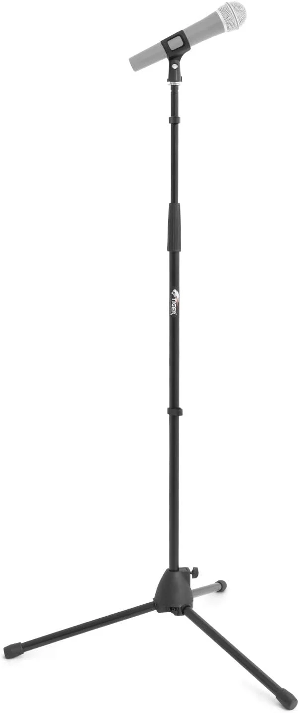 پایه میکروفون مستقیم ببری مدل MCA21-BK با پایه سه پایه - پایه میکروفون قابل تنظیم - مشکی
