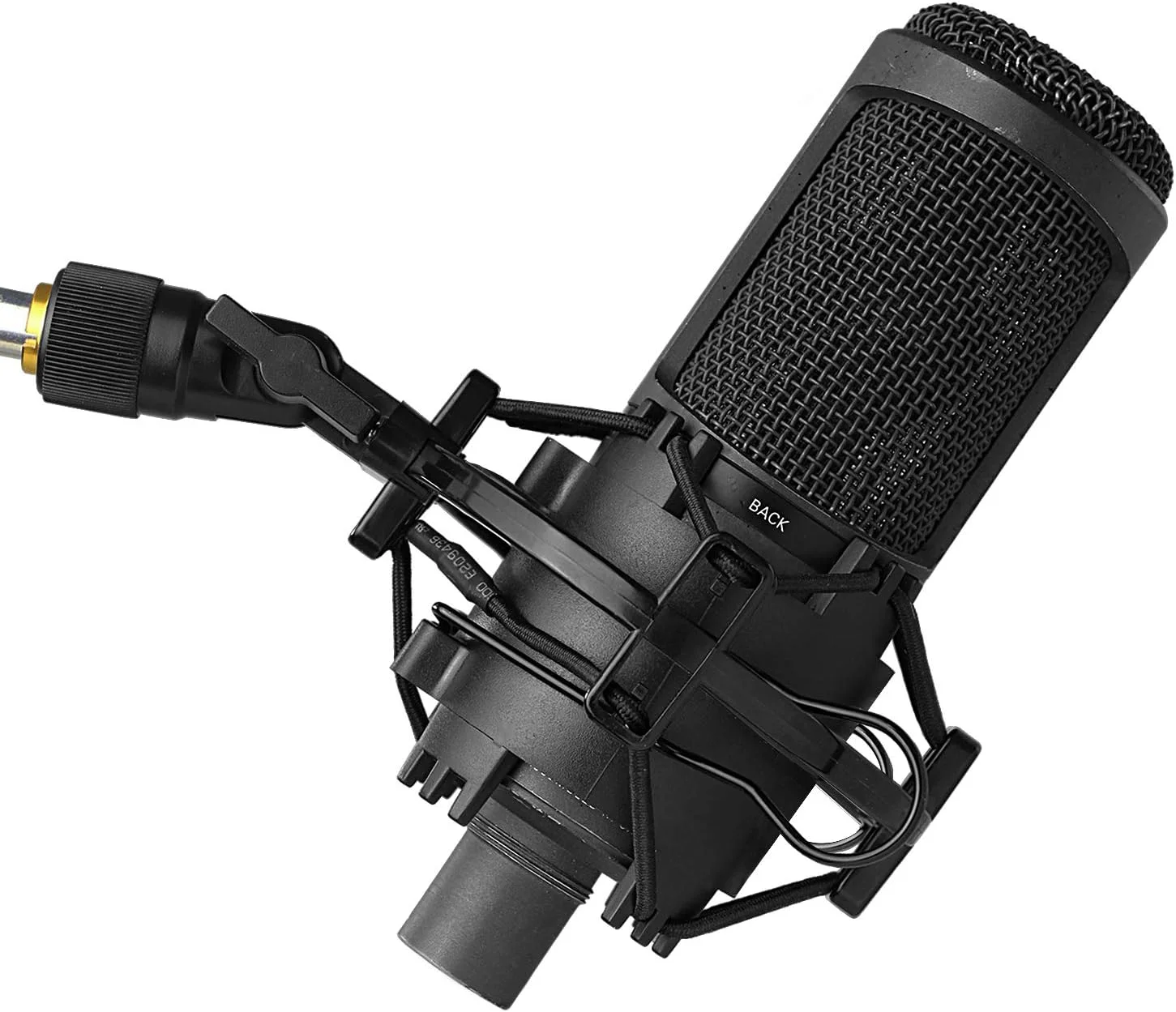 لرزه گیر میکروفون SUNMON AT2020، پایه لرزه گیر کاهش دهنده نویز لرزش برای میکروفون های خازنی Audio Technica AT2020 AT2035 AT4040 AT2020USB ATR2500x