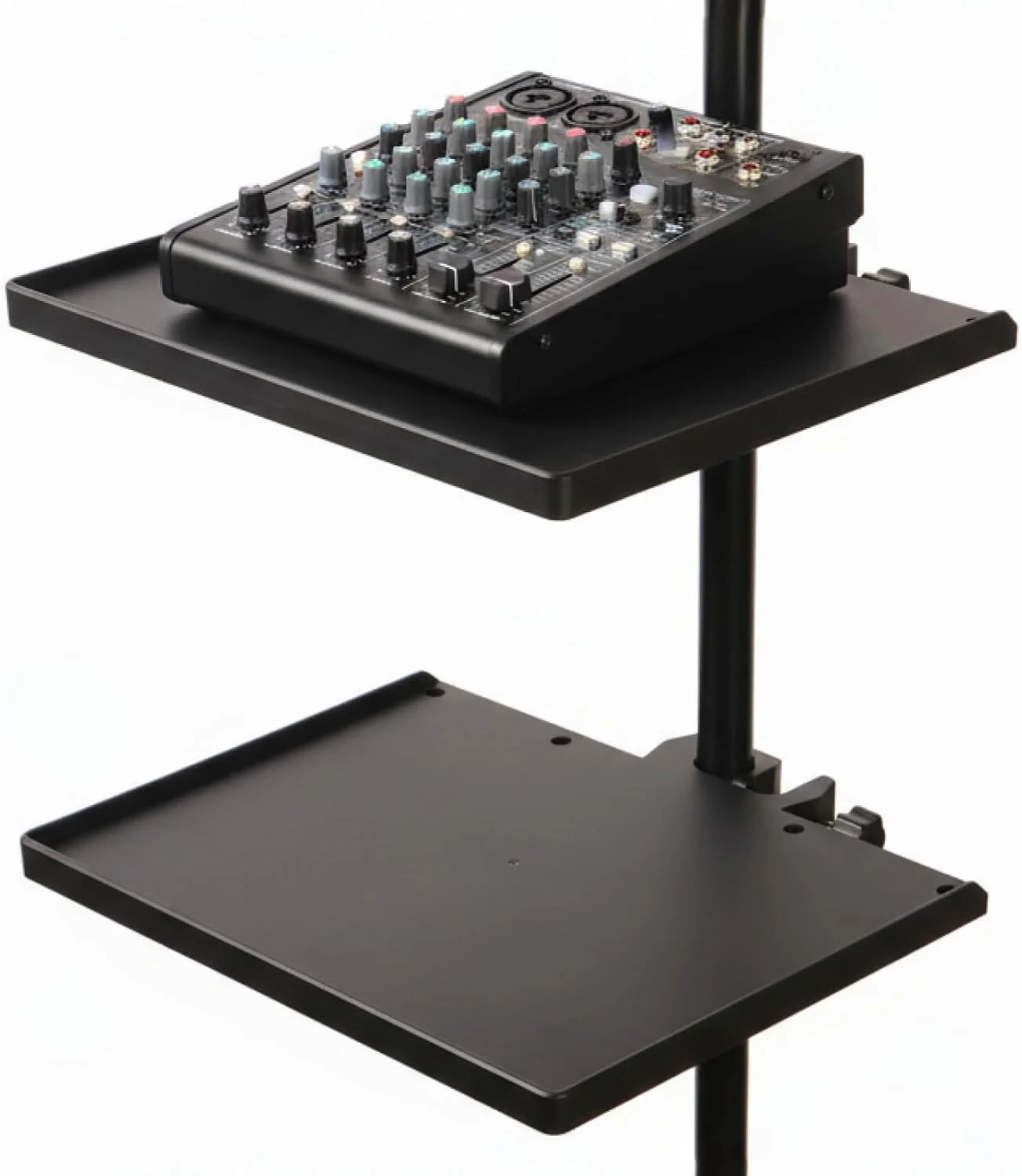 سینی ABS SOIMISS برای پایه میکروفون، قفسه لوازم جانبی گیره برای تجهیزات صوتی، نصب آسان برای پخش زنده، ضبط و اجرا (2 عدد)