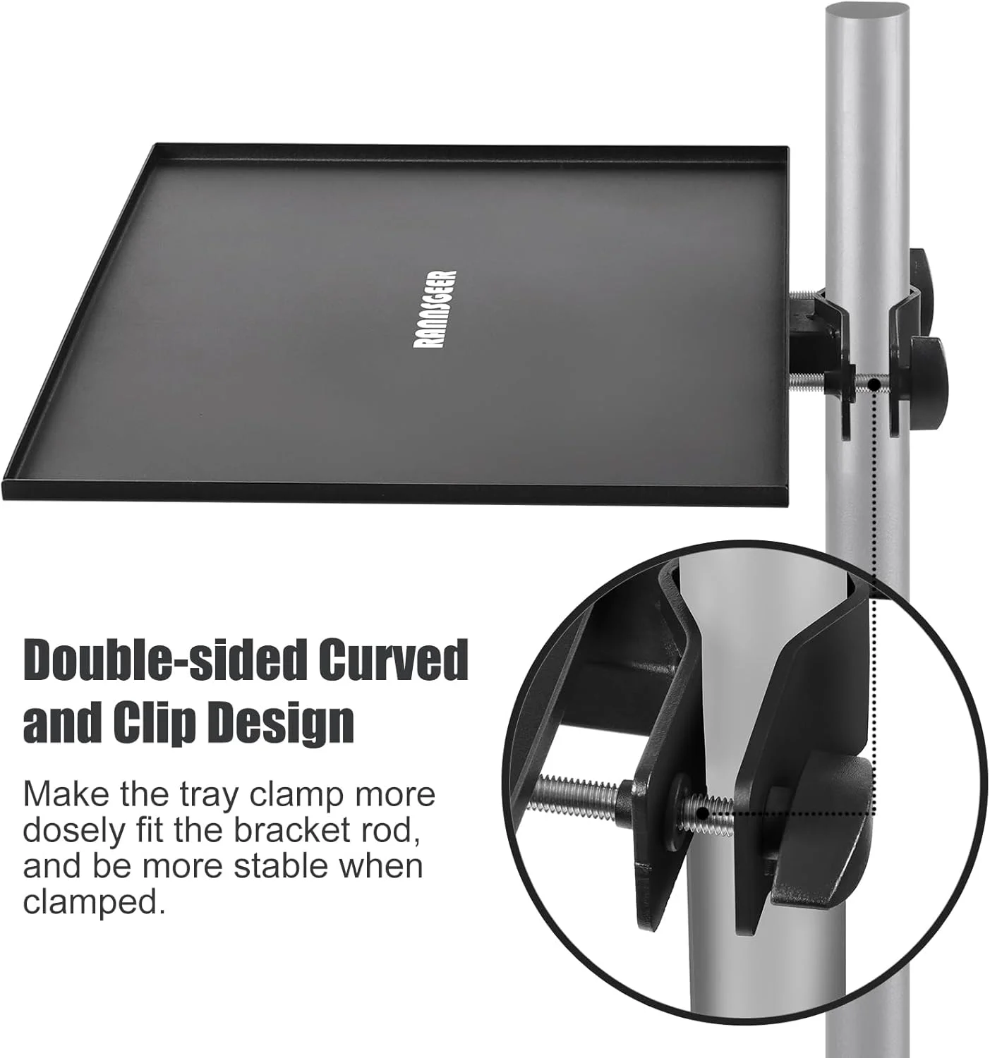 سینی استیل بزرگ برای پایه میکروفون (32.5 در 25 سانتی متر) سینی استیل بزرگ برای پایه میکروفون (32.5 در 25 سانتی متر)