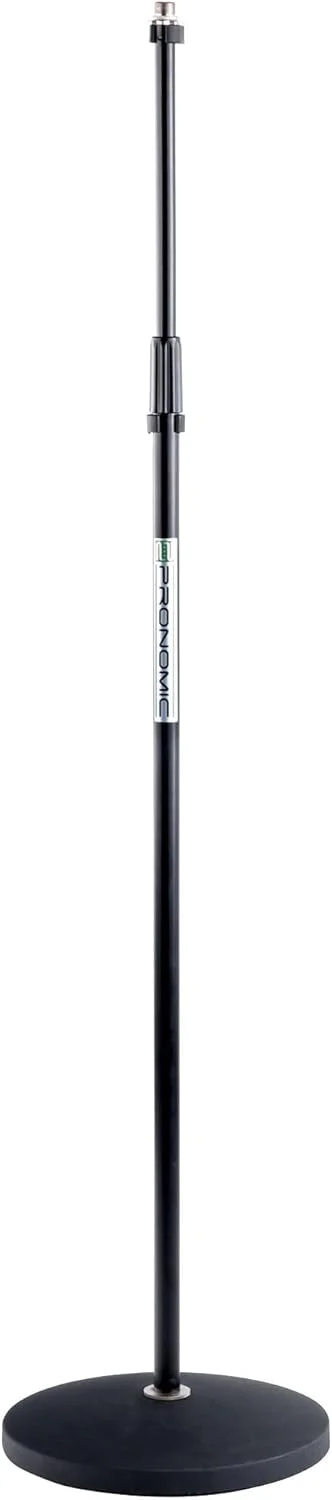 پایه میکروفون پرونومیک MS-100 با صفحه پایه (حداکثر ارتفاع: 158 سانتی متر، وزن: 4.8 کیلوگرم) مشکی