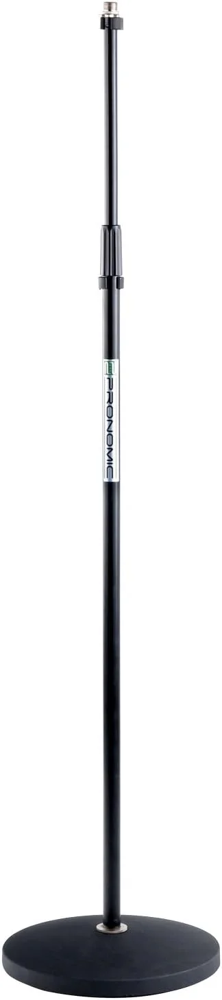 پایه میکروفون پرونومیک MS-100 با صفحه پایه (حداکثر ارتفاع: 158 سانتی متر، وزن: 4.8 کیلوگرم) مشکی