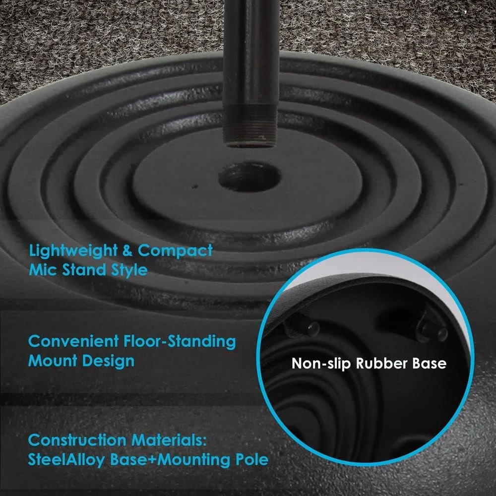 پایه میکروفون جمع و جور PYLE-pro - PMKS5 پایه میکروفون جمع و جور PYLE-pro - PMKS5