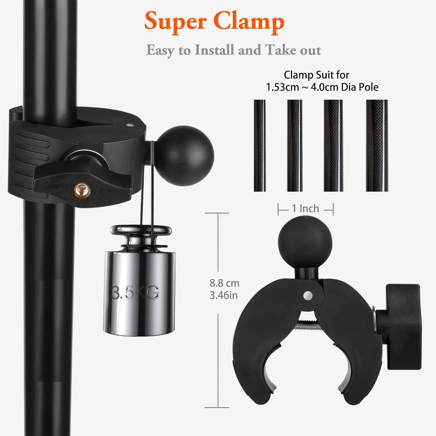 نگهدارنده آیپد Peastrex برای پایه میکروفون، نگهدارنده تبلت و تلفن پایه میکروفون، قابل تنظیم و چرخش با گیره دسته فوق العاده برای iPad Pro 12.9 Air Mini، اندروید، آیفون ها و تبلت های 4 تا 13.5 اینچی نگهدارنده آیپد Peastrex برای پایه میکروفون، نگهدارنده تبلت و تلفن پایه میکروفون، قابل تنظیم و چرخش با گیره دسته فوق العاده برای iPad Pro 12.9 Air Mini، اندروید، آیفون ها و تبلت های 4 تا 13.5 اینچی