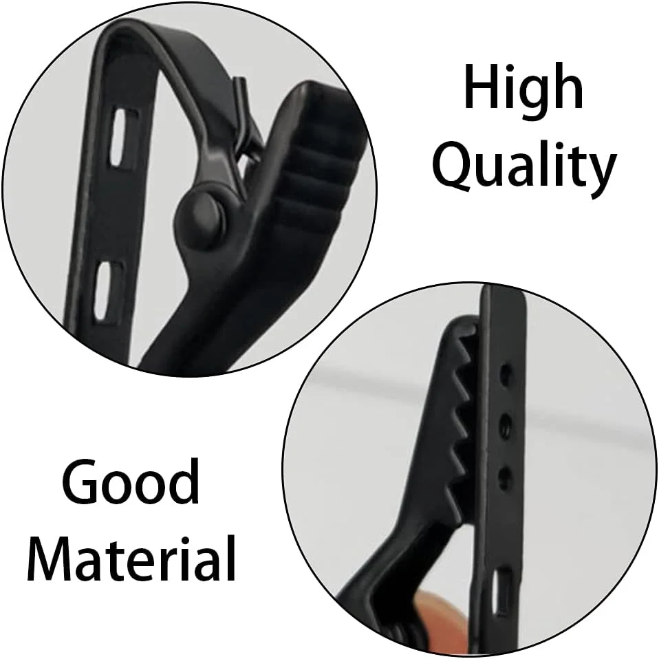 گیره میکروفون یقه ای مینی قابل حمل 6 میلی متری، گیره نگهدارنده ایمن میکروفون یقه ای