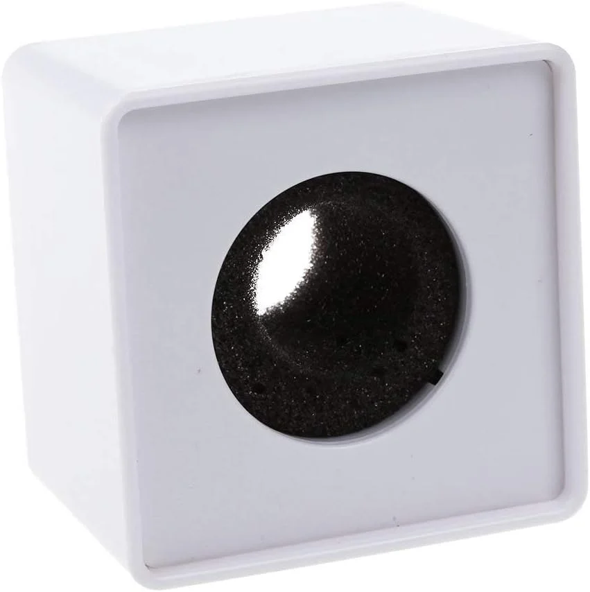 2 عدد پایه میکروفون مصاحبه مکعبی شکل قابل حمل، جنس ABS مرغوب، مشکی و سفید