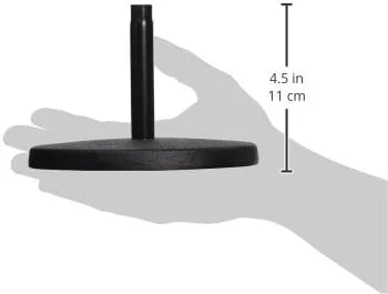 پایه میکروفون رومیزی مشکی OnStage DS7100B پایه میکروفون رومیزی مشکی OnStage DS7100B