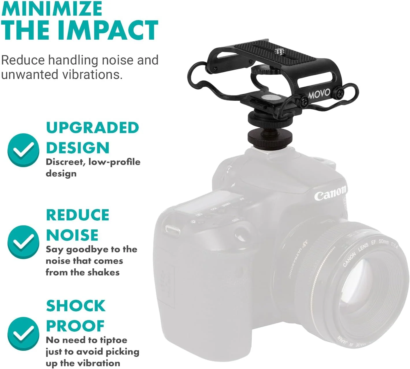 لرزهگیر میکروفون و رکوردر قابل حمل یونیورسال Movo SMM5-B - مناسب برای Zoom H1n, H2n, H4n, H5, H6, Tascam DR-40x, DR-05x, DR-07x و سایر دستگاهها با پیچ ¼ اینچی (مشکی) لرزهگیر میکروفون و رکوردر قابل حمل یونیورسال Movo SMM5-B - مناسب برای Zoom H1n, H2n, H4n, H5, H6, Tascam DR-40x, DR-05x, DR-07x و سایر دستگاهها با پیچ ¼ اینچی (مشکی)