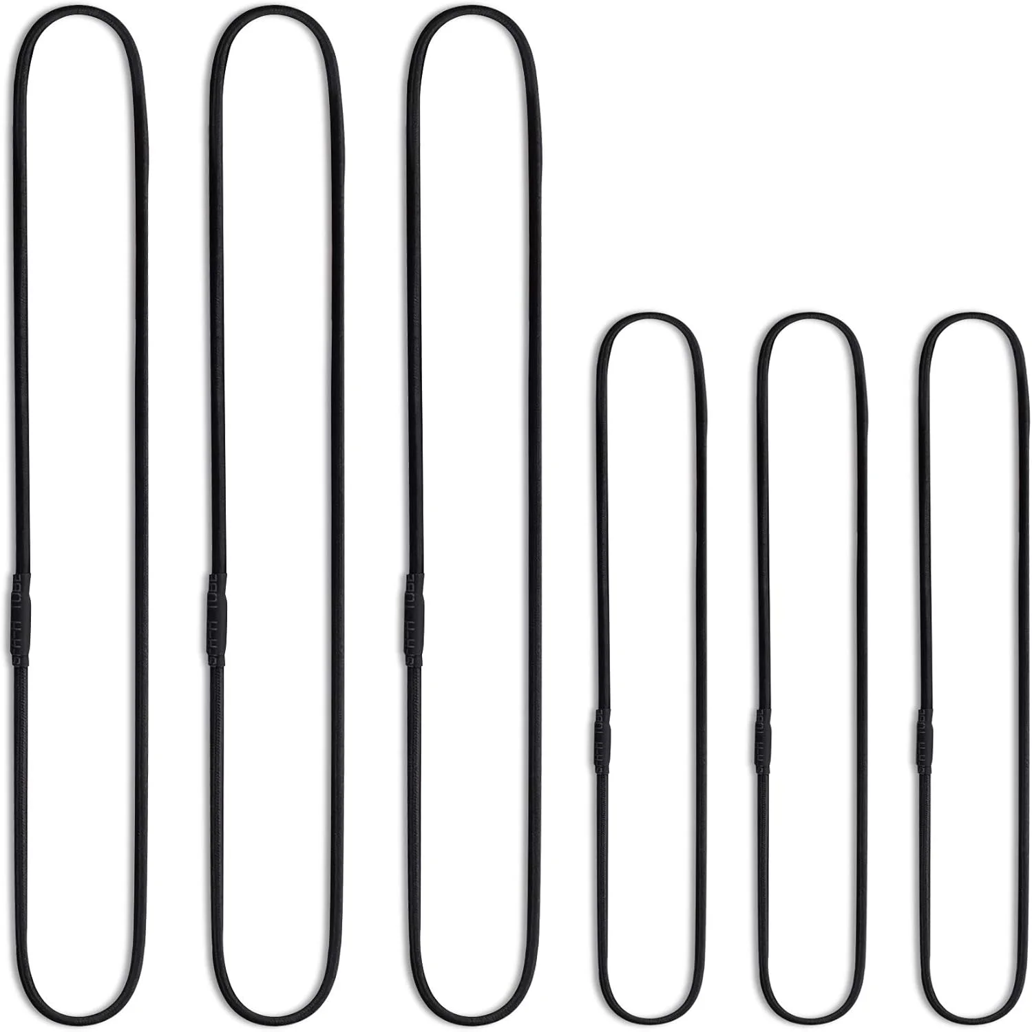 کش های الاستیک جهانی جایگزین برای لرزه گیر میکروفون، گیره نگهدارنده میکروفون، حلقه های لاستیکی ضد پیری، 6 عدد (مشکی)