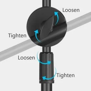 پایه میکروفون موسیقی مایک، پایه میکروفون ارتقا یافته با دو نگهدارنده گیره میکروفون، پایه های سه پایه بوم تاشو قابل تنظیم (M2)