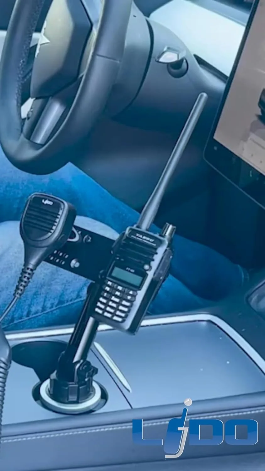 پایه نگهدارنده لیوان خودرو با قابلیت تنظیم ارتفاع و میکروفون برای آنتونی، بائوفنگ، آیکوم، کنوود، یاسو، و وکسون پایه نگهدارنده لیوان خودرو با قابلیت تنظیم ارتفاع و میکروفون برای آنتونی، بائوفنگ، آیکوم، کنوود، یاسو، و وکسون