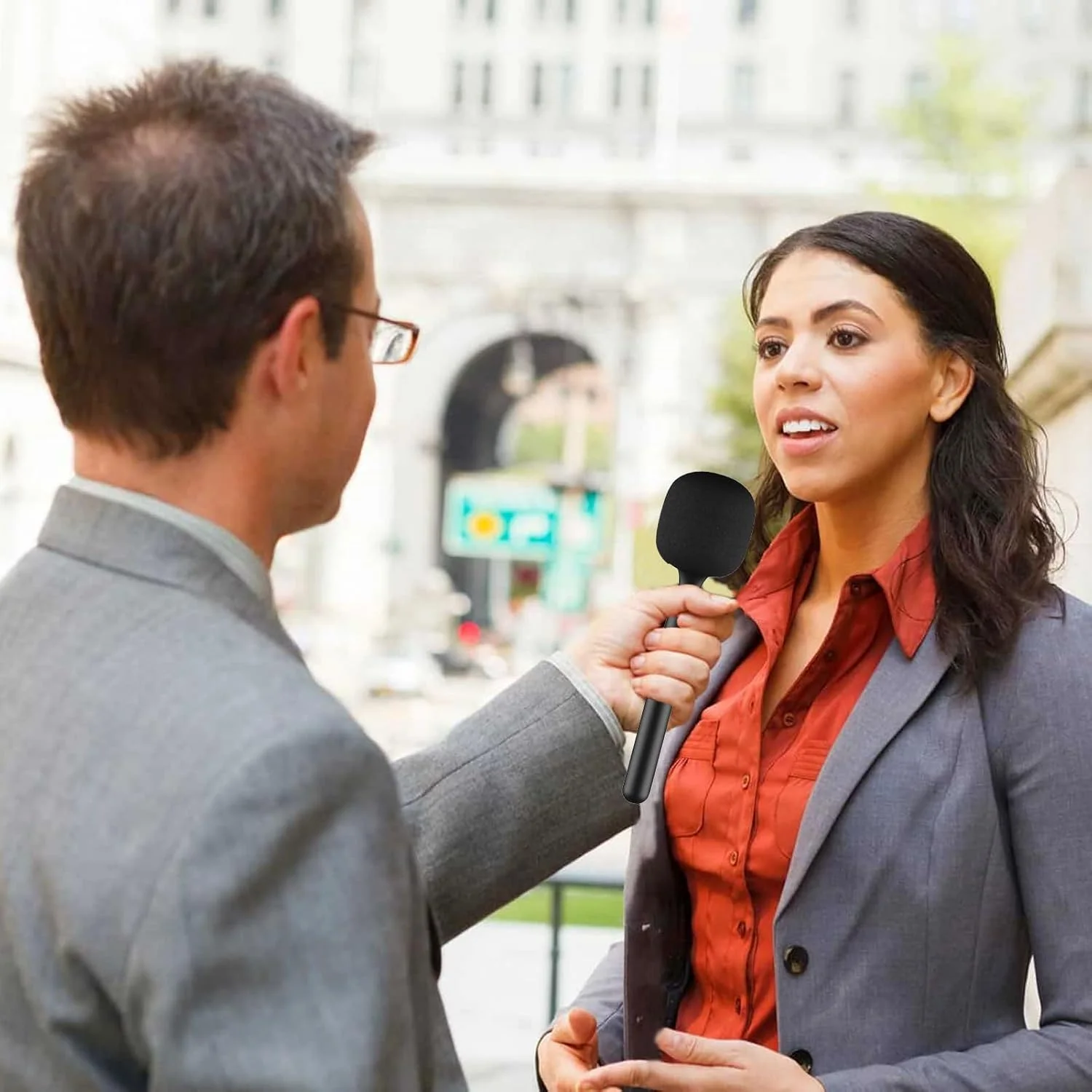 پایه نگهدارنده میکروفون DJI Mic Mini/1/2 / Rode Wireless GO II، دسته ریگ، آداپتور میکروفون یقه ای برای مصاحبه بی سیم، پایه دستی برای DJI Osmo Pocket 3 Mic 2/Hollyland Lark M1 /C1 / 150 / Synco G1/A2